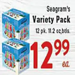 Rio Valley Market Seagram's Variety Pack offer