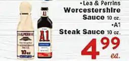 Rio Valley Market Lea & Perrins Worcestershire Sauce 10 oz. A1 Steak Sauce 10 oz offer