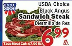 Rio Valley Market USDA Choice Black Angus Sandwich Steak offer