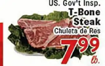 Rio Valley Market U.S. Gov't Insp. T-Bone Steak offer
