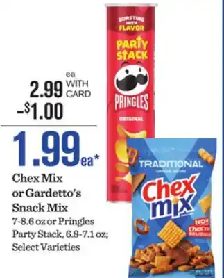 Mariano's Chex Mix or Gardetto's Snack Mix offer