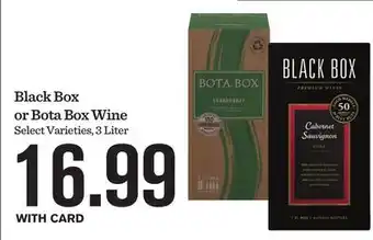 Mariano's Black Box or Bota Box Wine offer