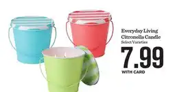 Mariano's Everyday Living Citronella Candle offer