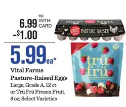Mariano's Vital Farms Pasture-Raised Eggs offer