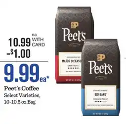 Mariano's Peet's Coffee Select Varieties offer