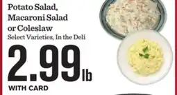 Mariano's Potato Salad, Macaroni Salad or Coleslaw offer