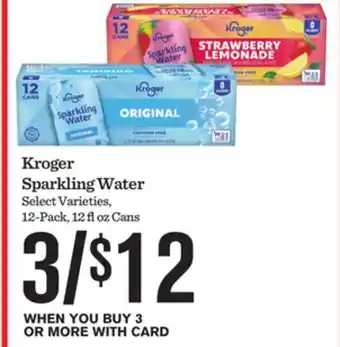 Mariano's Kroger Sparkling Water offer