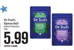 Mariano's Dr Teal's Epsom Salt offer