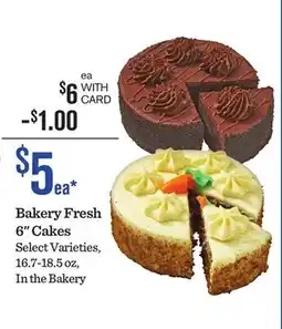 Mariano's Bakery Fresh 6 Cakes offer