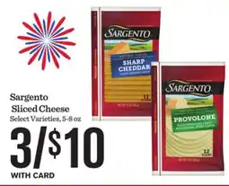 Mariano's Sargento Sliced Cheese offer