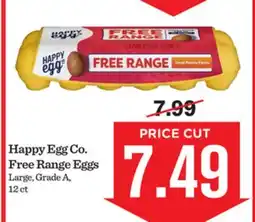 Mariano's Happy Egg Co. Free Range Eggs offer