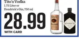 Mariano's Tito's Vodka offer