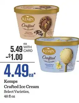 Mariano's Kemps Crafted Ice Cream offer