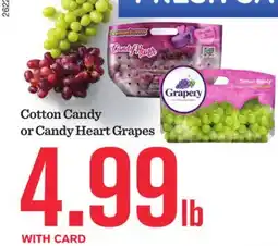 Mariano's Cotton Candy or Candy Heart Grapes offer