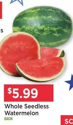 Heinen's Whole Seedless Watermelon offer
