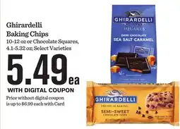 Mariano's Ghirardelli Baking Chips offer