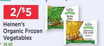 Heinen's Heinen's Organic Frozen Vegetables offer