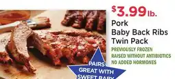 Heinen's Pork Baby Back Ribs Twin Pack offer