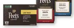 Heinen's Peet's Coffee 10-10.5 OZ. or K-Cups 10 CT offer