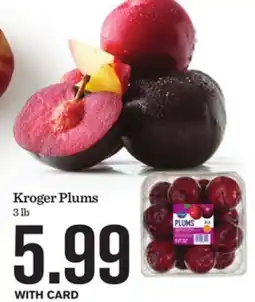 Mariano's Kroger Plums offer