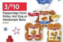 Heinen's Pepperidge Farm Slider, Hot Dog or Hamburger Buns offer