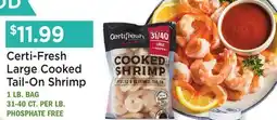 Heinen's Certi-Fresh Large Cooked Tail-On Shrimp offer