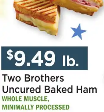Heinen's Two Brothers Uncured Baked Ham offer