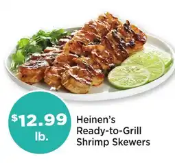 Heinen's Heinen's Ready-to-Grill Shrimp Skewers offer