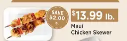Heinen's Maui Chicken Skewer offer