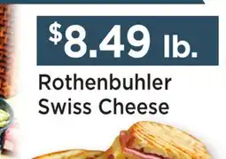 Heinen's Rothenbuhler Swiss Cheese offer