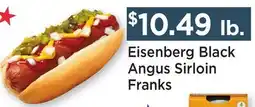 Heinen's Eisenberg Black Angus Sirloin Franks offer