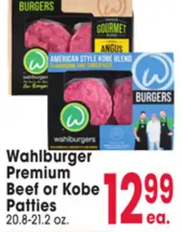 Jewel-Osco Wahlburger Premium Beef or Kobe Patties offer