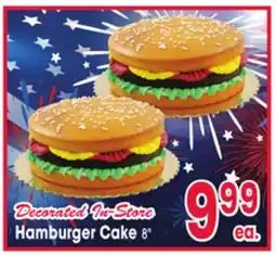 Jewel-Osco Hamburger Cake offer
