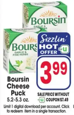 Jewel-Osco Boursin Cheese Puck offer