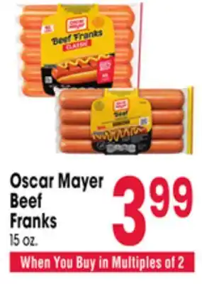 Jewel-Osco Oscar Mayer Beef Franks offer