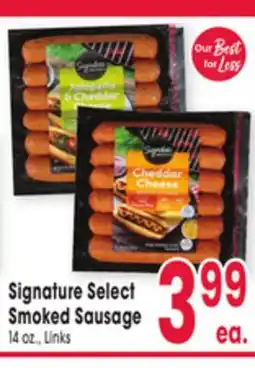Jewel-Osco Signature Select Smoked Sausage offer