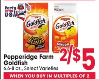 Jewel-Osco Pepperidge Farm Goldfish offer