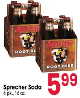 Jewel-Osco Sprecher Soda offer