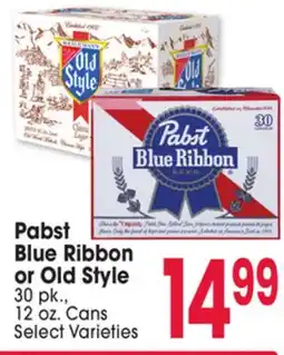 Jewel-Osco Pabst Blue Ribbon or Old Style offer