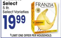 Jewel-Osco Franzia Vintners offer