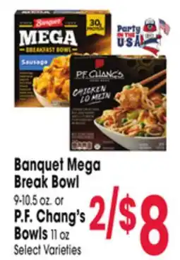 Jewel-Osco Banquet Mega Break Bowl 9-10.5 oz. or P.F. Chang's Bowls 11 oz offer