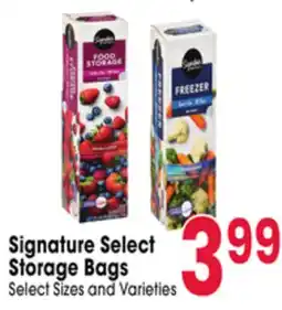Jewel-Osco Signature Select Storage Bags offer