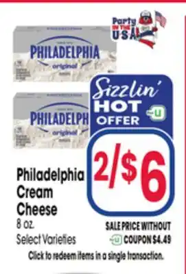 Jewel-Osco Philadelphia Cream Cheese offer
