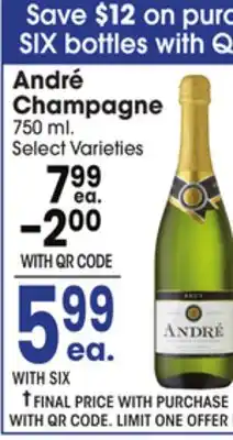 Jewel-Osco André Champagne offer