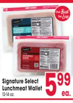Jewel-Osco Signature Select Lunchmeat Wallet offer