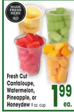 Jewel-Osco Fresh Cut Cantaloupe, Watermelon, Pineapple, or Honeydew offer