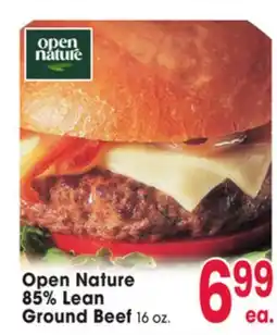 Jewel-Osco Open Nature 85% Lean Ground Beef offer