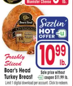 Jewel-Osco Boar's Head Turkey Breast offer