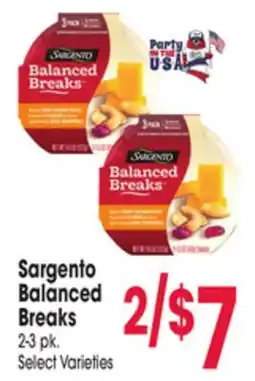 Jewel-Osco Sargento Balanced Breaks offer