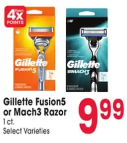 Jewel-Osco Gillette Fusion5 or Mach3 Razor offer